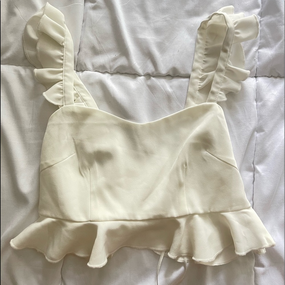 Superdown Ruffle Tank